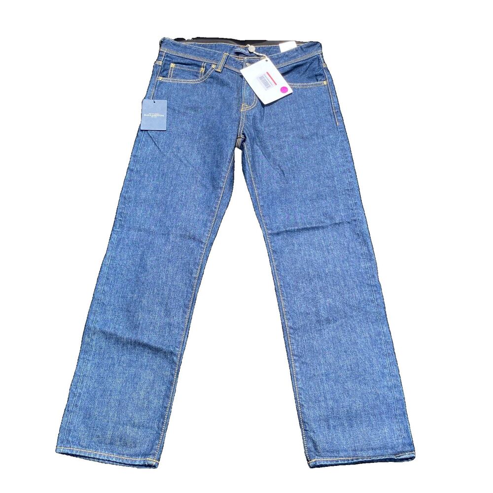 Ballantyne Straight Leg Dark Wash Women's Trousers 27 NWT